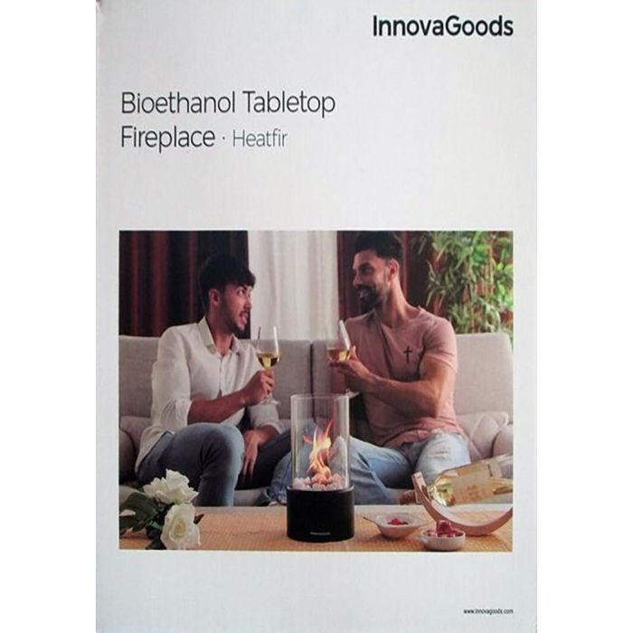 Chimenea de Mesa de Bioetanol Decorativa Heatfir InnovaGoods 11 Chimenea de Mesa de Bioetanol Decorativa Heatfir InnovaGoods 11