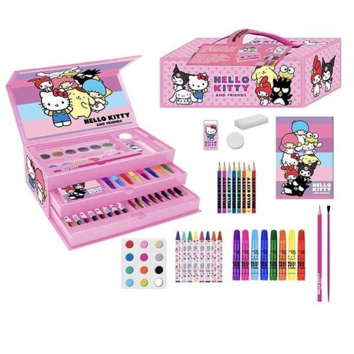 Caja de Actividades para Colorear Hello Kitty Rosa 1 Caja de Actividades para Colorear Hello Kitty Rosa 1