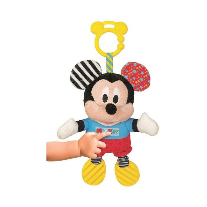 Clementoni Sonajero Mickey Peluche Texturas Con Mordedor 18x28x11 cm 21