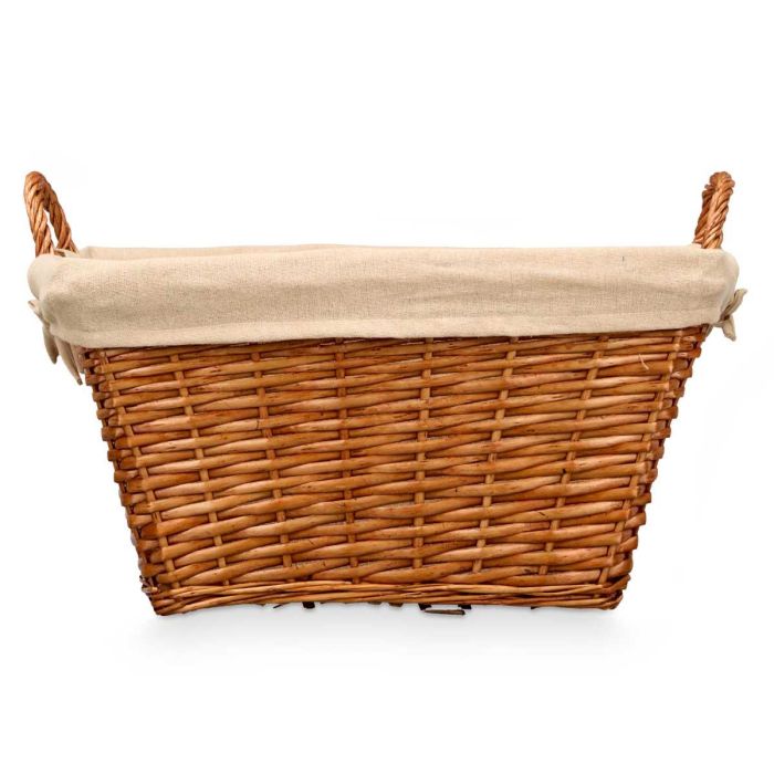 Cesto Asas Mimbre Rectangular Kipit 52X30CM (12 Unidades) 2 Cesto Asas Mimbre Rectangular Kipit 52X30CM (12 Unidades) 2