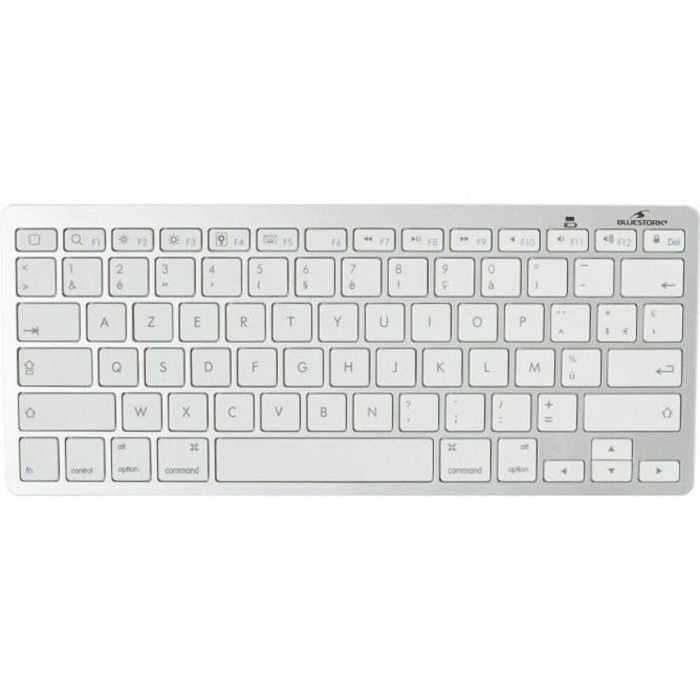 Bluestork KB-MINI-MAC / FR Teclado Inalámbrico Bluetooth Mini Compatible con Mac, iPad, PC y Tablets