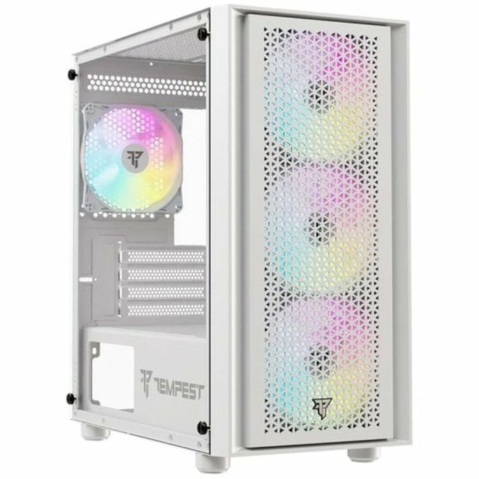 Caja Semitorre ATX Tempest Rampart Blanco 7