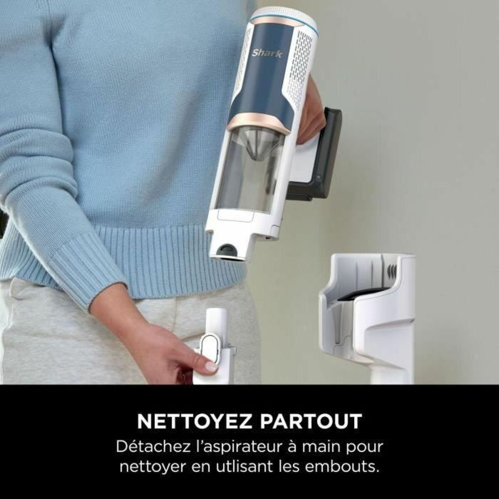 Shark BU3521EU Aspiradora escoba 2 en 1 sin bolsa, Ciclónico, Secar, Azul/Blanco, 240W, 40 min autonomía 2 Shark BU3521EU Aspiradora escoba 2 en 1 sin bolsa, Ciclónico, Secar, Azul/Blanco, 240W, 40 min autonomía 2