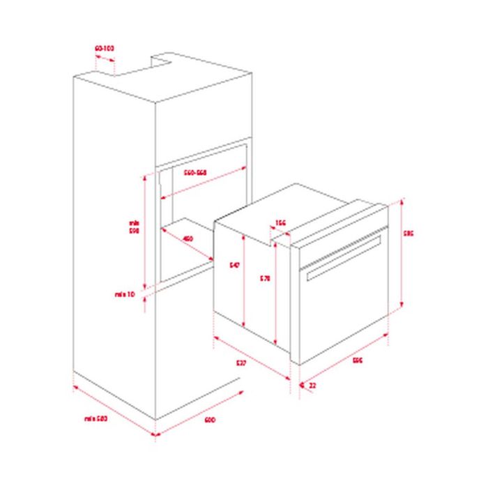 Horno Multifunción Teka Teka | Horno Multifunción A+ 70 L HydroClean A+ 2615W 70 L 2 Horno Multifunción Teka Teka | Horno Multifunción A+ 70 L HydroClean A+ 2615W 70 L 2