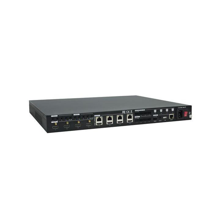 Vivolink Conmutador de Matriz 4x4 VLHDMIMAT4X444-R, 4 Salidas HDMI + 4 HDBaseT, Soporta 4K@60Hz HDR10