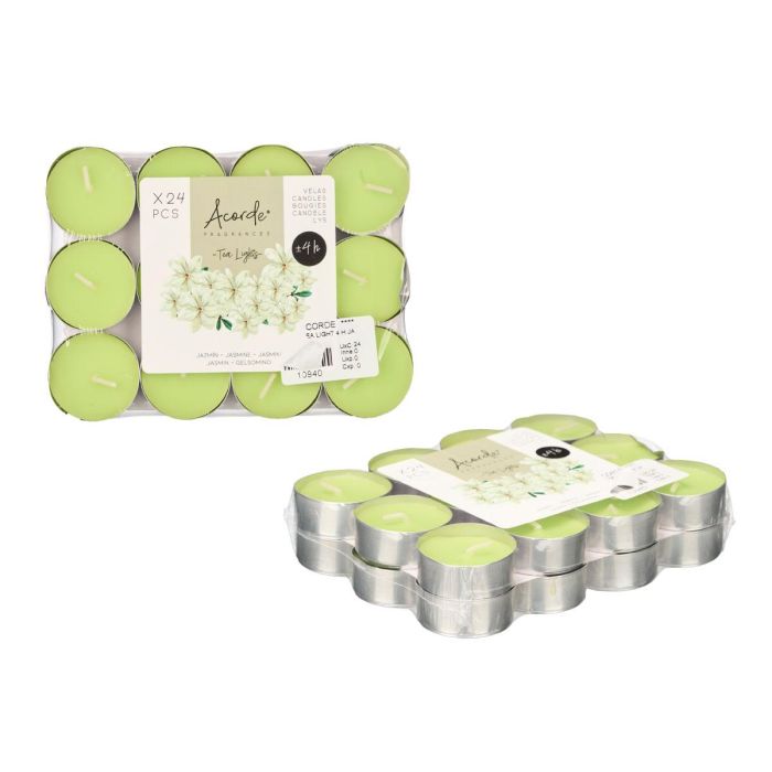 Set 24 Tea Light 4 H Jazmin Acorde 15X3CM (24 Unidades) 1 Set 24 Tea Light 4 H Jazmin Acorde 15X3CM (24 Unidades) 1