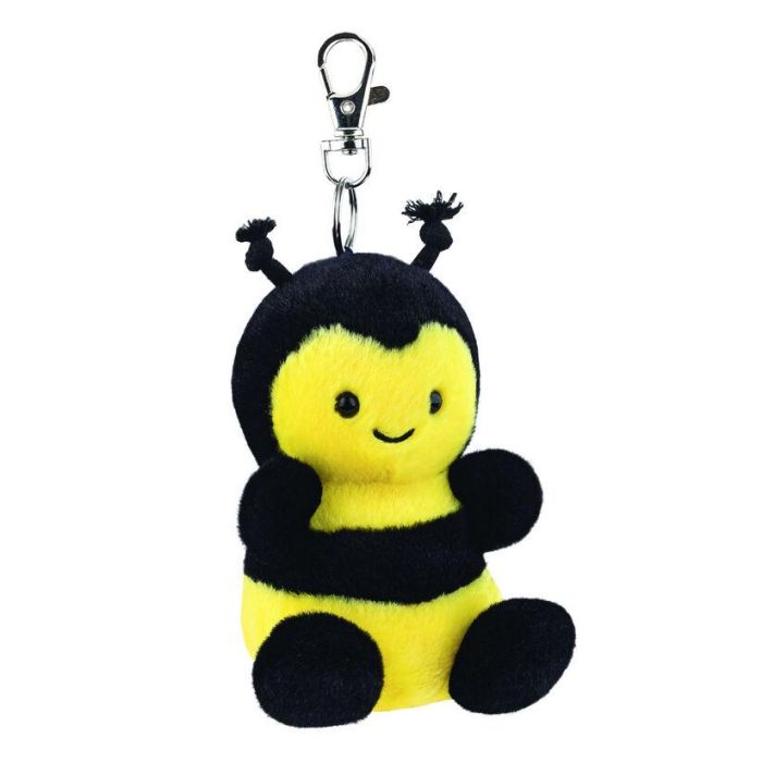 Palm Pals Llavero Peluche Abeja Suave - Muñeco de Colección para Mochila o Llaveros, 10 cm 1 Palm Pals Llavero Peluche Abeja Suave - Muñeco de Colección para Mochila o Llaveros, 10 cm 1