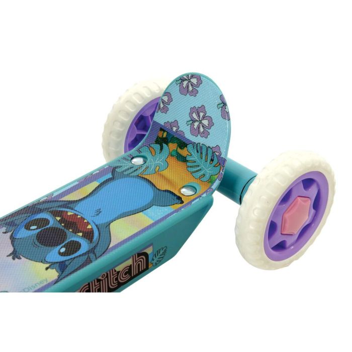 Patinete Stitch Goma Metal Plástico Azul 4