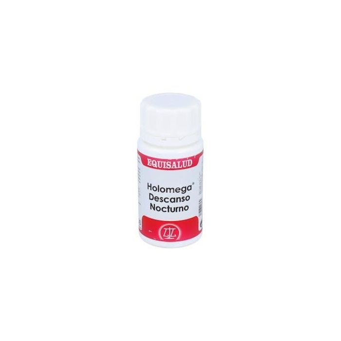 Holomega Descanso Nocturno 50 Cápsulas - Con GABA, Manganeso y Vitamina B6 para el sueño y sistema nervioso