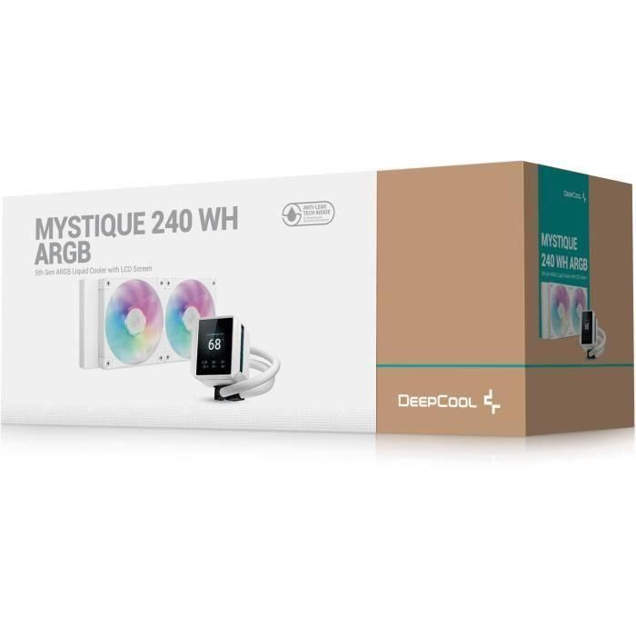Deepcool AAANW62157 Refrigeración Líquida MYSTIQUE 240 WH ARGB para Procesador - Kit Completo 12 cm 5 Deepcool AAANW62157 Refrigeración Líquida MYSTIQUE 240 WH ARGB para Procesador - Kit Completo 12 cm 5