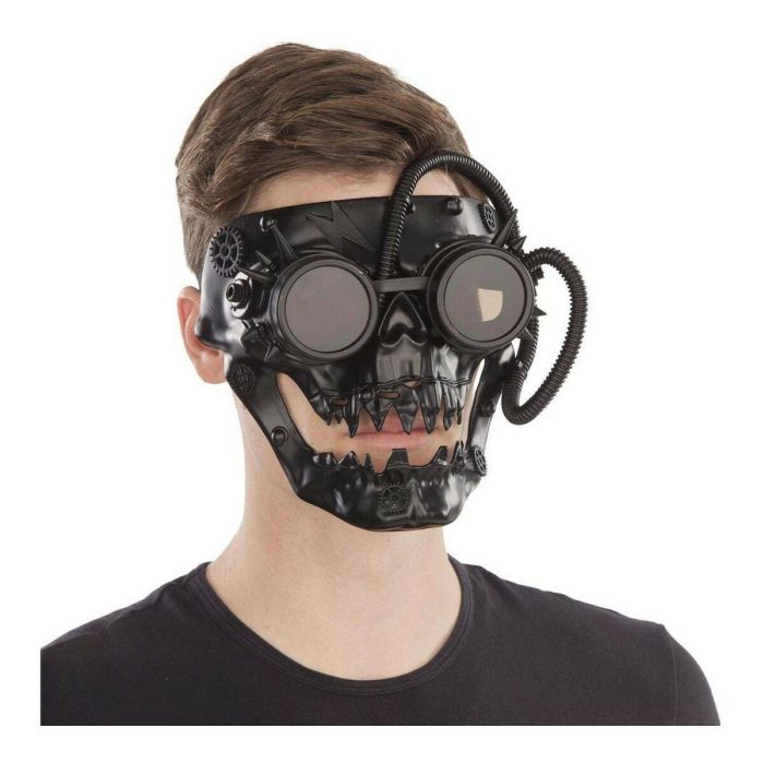 Mascarilla steampunk negro one size Mascarilla steampunk negro one size