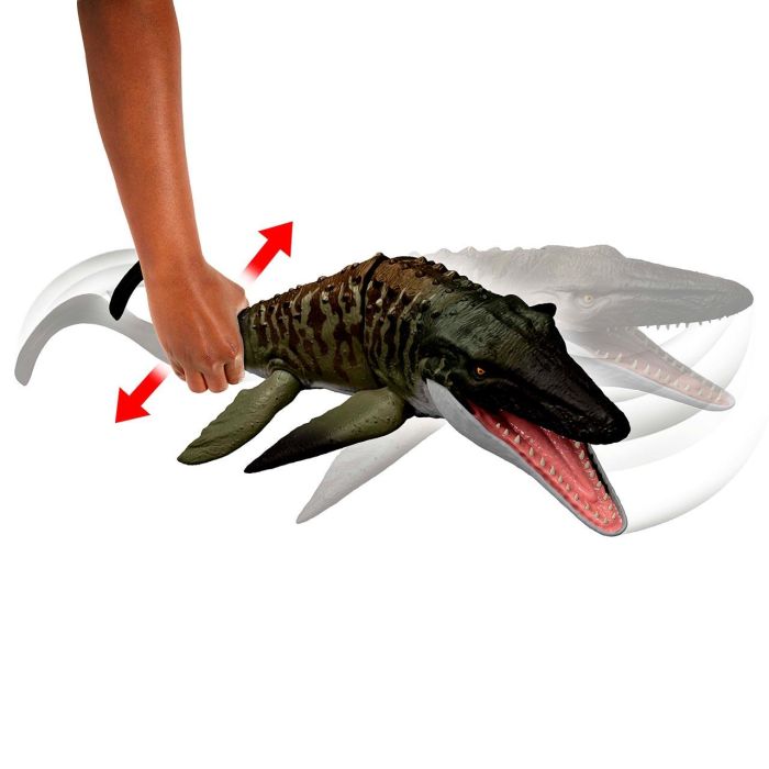 Figura dinosaurio jurassic world mosasaurus 22x46,36x10,16 cm 3 Figura dinosaurio jurassic world mosasaurus 22x46,36x10,16 cm 3