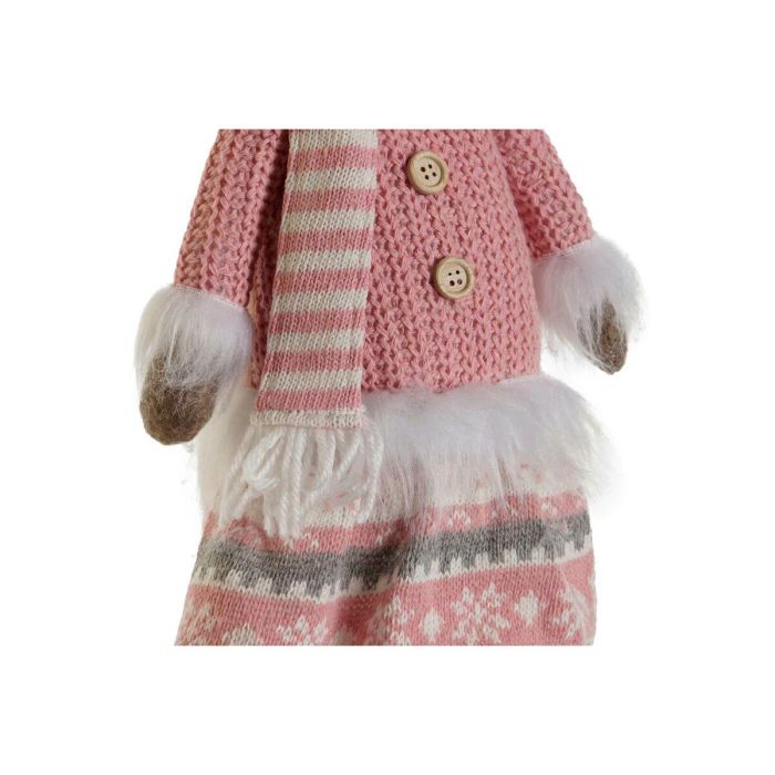 Figura DKD Home Decor Rosa Blanco 12 x 66 x 17 cm (2 Unidades) 2 Figura DKD Home Decor Rosa Blanco 12 x 66 x 17 cm (2 Unidades) 2