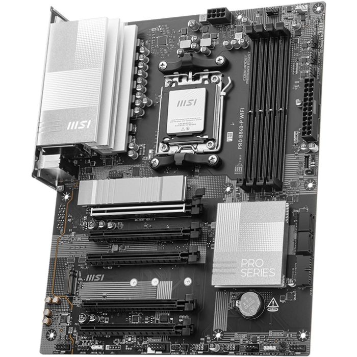 MSI PRO B840-P Placa Base ATX AM5 para AMD Ryzen 7000/8000/9000, DDR5, Wi-Fi 7, Bluetooth 5.4 3