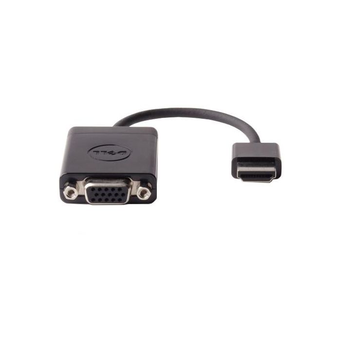 Dell Adaptador HDMI a VGA 19-pin a 15-pin HD15 para Conectar Laptop/Tablet a Monitor/Proyector/HDTV Full HD 1080p