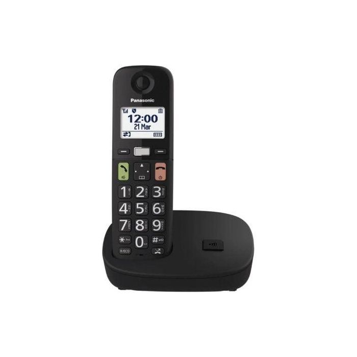 Teléfono Inalámbrico Panasonic KX-TGU112EXB Negro 1 Teléfono Inalámbrico Panasonic KX-TGU112EXB Negro 1