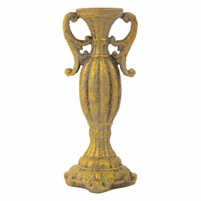 Candelabro Alexandra House Living Oro Resina 14 x 33 x 14 cm 4