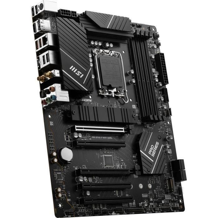 MSI PRO B760-P WiFi DDR4 Placa Base ATX LGA1700 Intel B760 para Procesadores Intel 12ª/13ª Gen, Gaming y Profesional 1 MSI PRO B760-P WiFi DDR4 Placa Base ATX LGA1700 Intel B760 para Procesadores Intel 12ª/13ª Gen, Gaming y Profesional 1