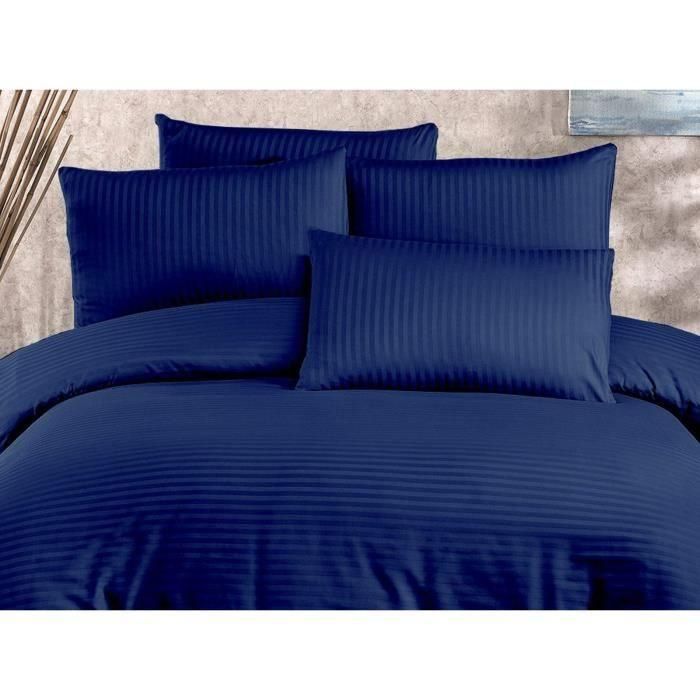 Juego de Cama ASI8683743939268 - Funda Nórdica 220x240 cm + 2 Fundas Almohada 60x60 cm - Poliéster/Algodón - Azul 2