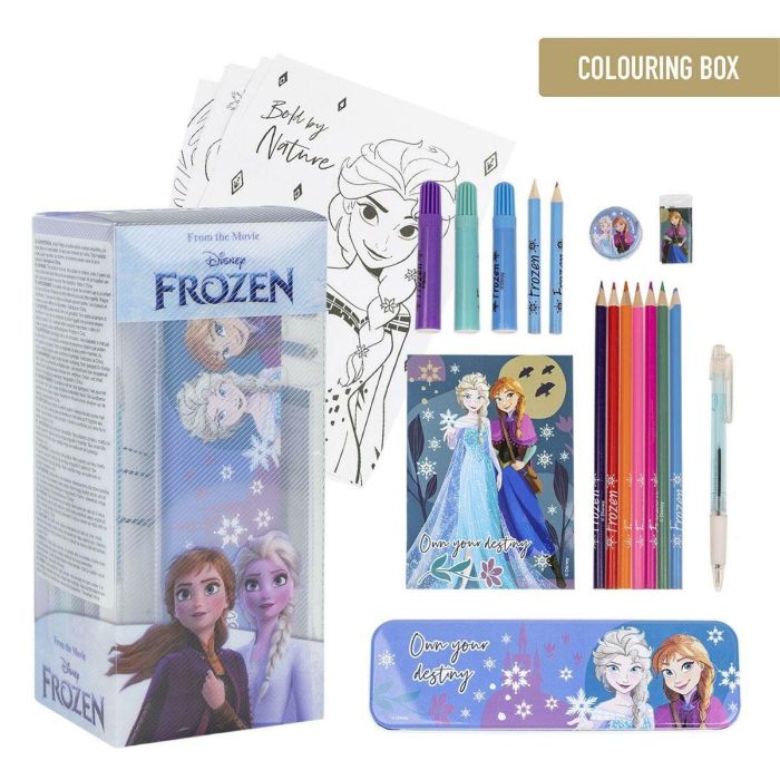Set papelería coloreable frozen 5 Set papelería coloreable frozen 5