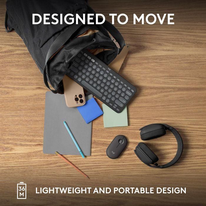 Logitech GLOBAL: Logitech Pebble Keys 2 K380s multi-device Bluetooth keyboard | CHINA ONLY: Logitech Pebble Keys 2 K390 multi-device wireless keyboard 12 Logitech GLOBAL: Logitech Pebble Keys 2 K380s multi-device Bluetooth keyboard | CHINA ONLY: Logitech Pebble Keys 2 K390 multi-device wireless keyboard 12
