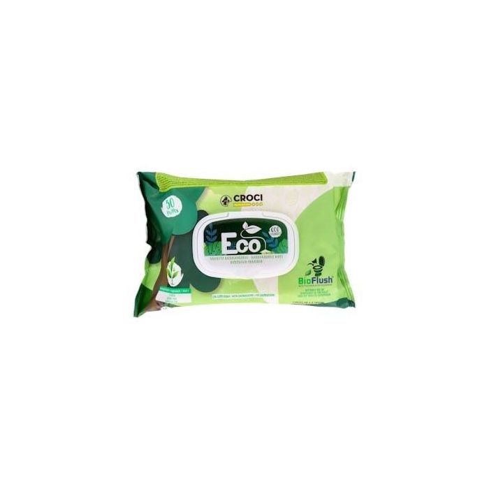 Nayeco Toallitas Húmedas Eco Té Verde y Clorhexidina para Perros y Gatos, 30 Unidades 30x20cm
