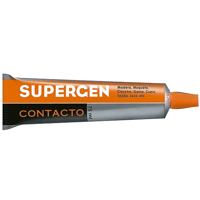 Supergen Pegamento de Contacto 75 ml para Bricolaje y Reparaciones, Uniones Resistentes y Flexibles 1