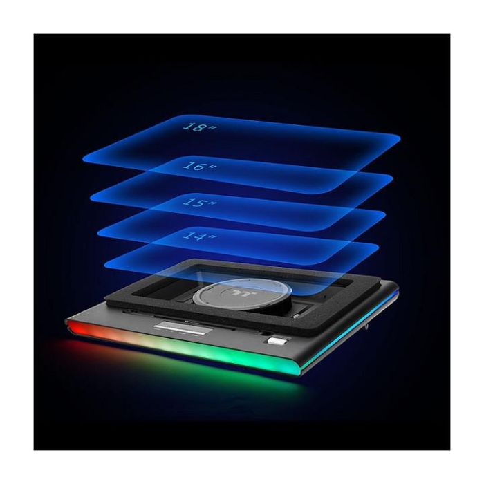 Thermaltake Enfriador de Portátil Massive EXTREME con Ventilador de 12 cm y 3500 RPM 3 Thermaltake Enfriador de Portátil Massive EXTREME con Ventilador de 12 cm y 3500 RPM 3