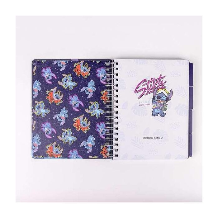 Libreta planificador semanal stitch 19.0 x 24.0 x 2.0 cm 8