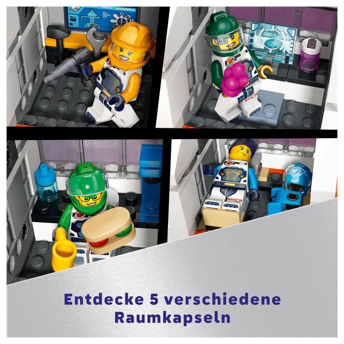 LEGO City Estación Espacial Modular 60433 Juego Construcción 1097 Piezas 7+ Años LEGO City Estación Espacial Modular 60433 Juego Construcción 1097 Piezas 7+ Años