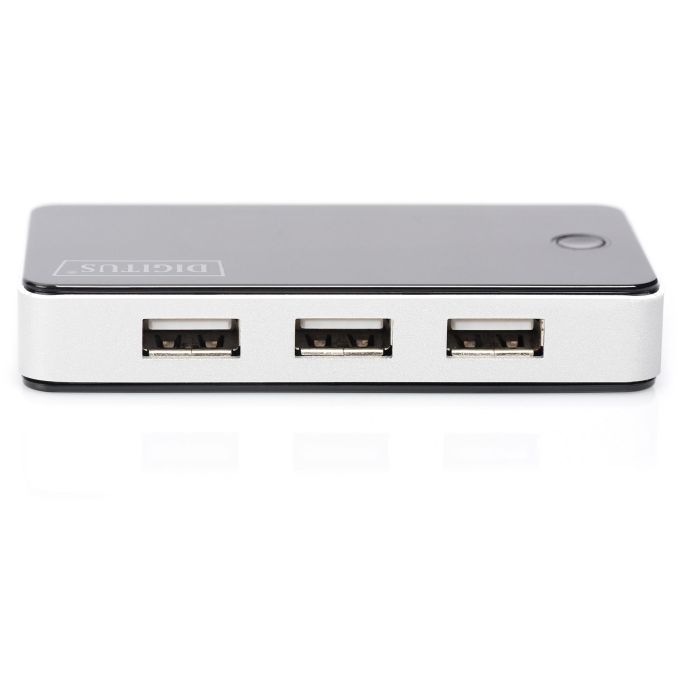 DIGITUS USB-Hub 7-Port 2.0->7xA2.0 m.Netzteil schwarz 3