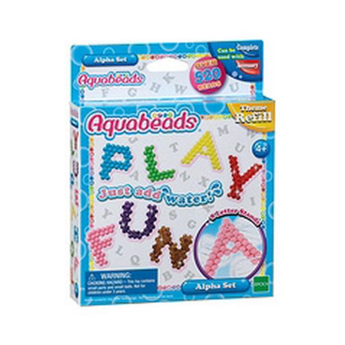 Aquabeads Set de Abalorios Alfabeto para Crear Letras y Palabras - Más de 520 Abalorios - Juego Educativo +4 Años Aquabeads Set de Abalorios Alfabeto para Crear Letras y Palabras - Más de 520 Abalorios - Juego Educativo +4 Años