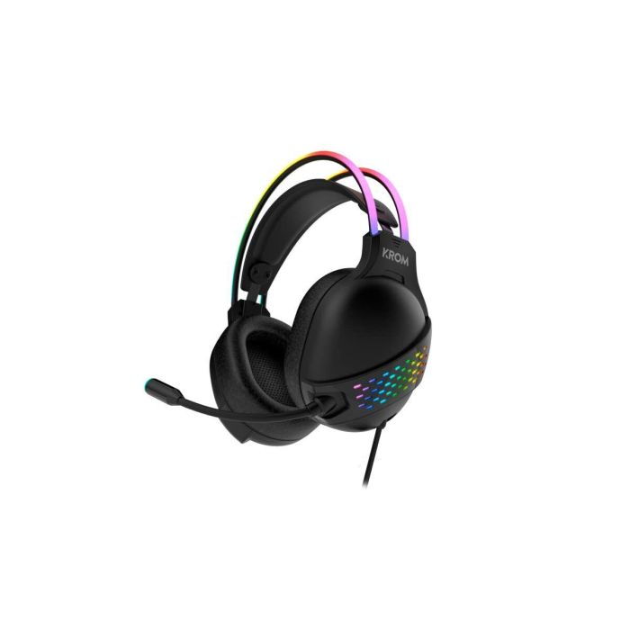 Auriculares con Micrófono Krom Klaim Negro 9 Auriculares con Micrófono Krom Klaim Negro 9