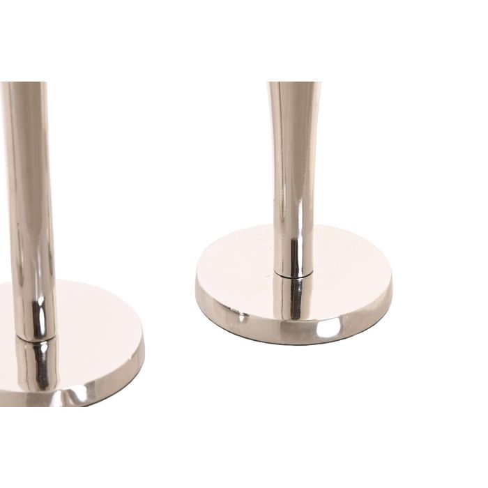 Candelabro Moderno DKD Home Decor Plateado 7.5 x 25 x 7.5 cm Set de 3 2 Candelabro Moderno DKD Home Decor Plateado 7.5 x 25 x 7.5 cm Set de 3 2