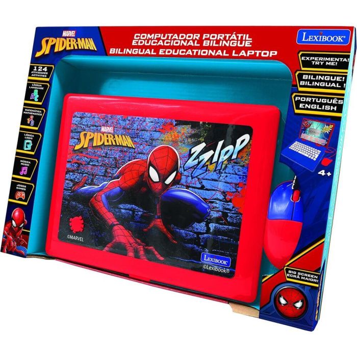 Ordenador portatil educativo Spiderman Marvel ingles - portugues 3 Ordenador portatil educativo Spiderman Marvel ingles - portugues 3