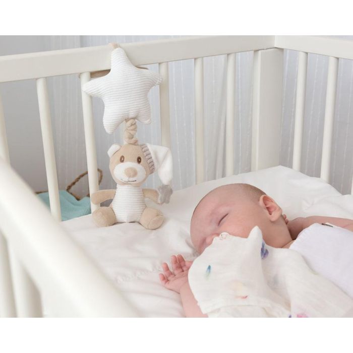 KioKids Peluche Musical Oso Cuna Bebé +0 Meses. Para Colgar en Cuna, Cochecito y Coche. Mecanismo de Cuerda Beige Dolci Amici. 1 KioKids Peluche Musical Oso Cuna Bebé +0 Meses. Para Colgar en Cuna, Cochecito y Coche. Mecanismo de Cuerda Beige Dolci Amici. 1