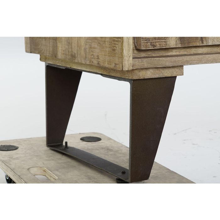 DKD Home Decor Estanteria Cottage Estilo Rústico Natural Mango y Metal 95 x 44 x 172 cm con 2 Cajones y 2 Puertas 9 DKD Home Decor Estanteria Cottage Estilo Rústico Natural Mango y Metal 95 x 44 x 172 cm con 2 Cajones y 2 Puertas 9