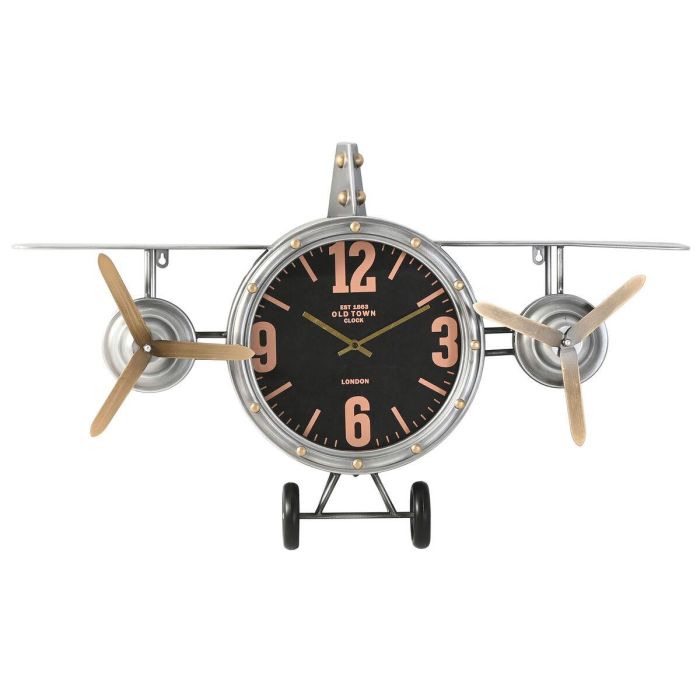 Reloj Pared Vintage DKD Home Decor Plateado Dorado 17 x 52.5 x 87 cm Reloj Pared Vintage DKD Home Decor Plateado Dorado 17 x 52.5 x 87 cm