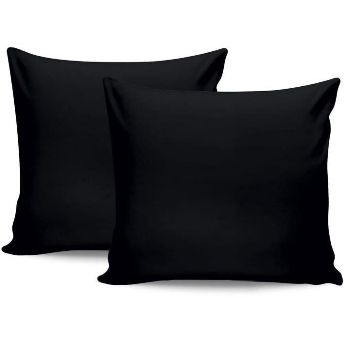 Juego de Cama ASI8684282601265 - 1 Funda Nórdica 220x240 cm + 2 Fundas de Almohada 60x60 cm - 100% Algodón Satén Negro 3 Juego de Cama ASI8684282601265 - 1 Funda Nórdica 220x240 cm + 2 Fundas de Almohada 60x60 cm - 100% Algodón Satén Negro 3