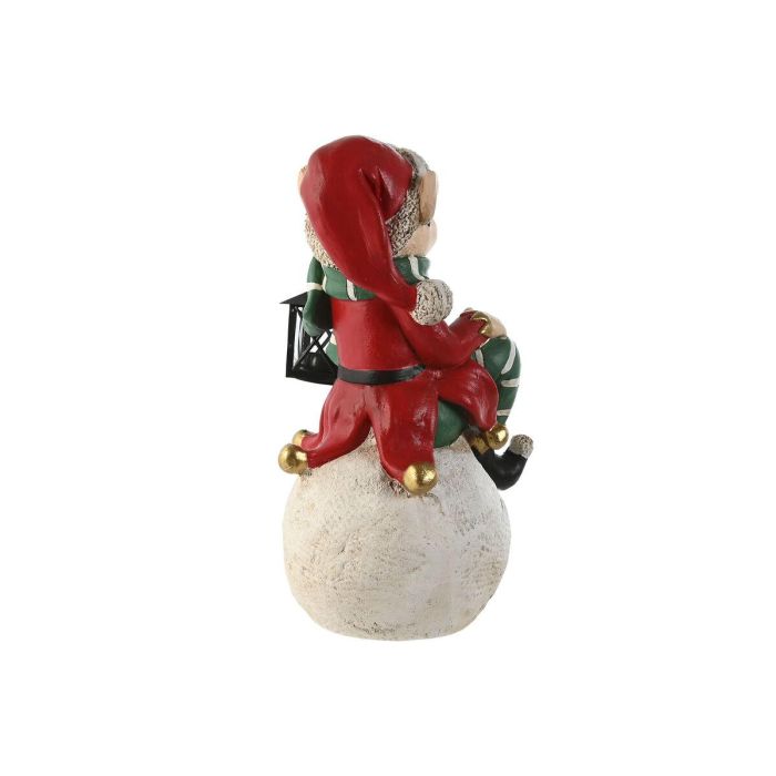 Figura Navidad Tradicional DKD Home Decor Rojo Verde 26 x 42 x 26 cm 1