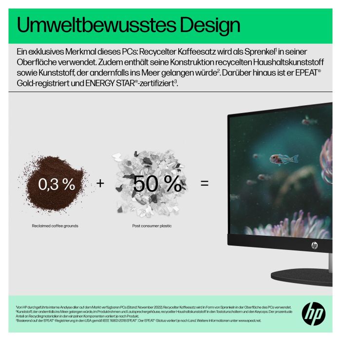 HP 24-cr0007ng All-in-One PC 60,5 cm (23,8 Zoll) 4