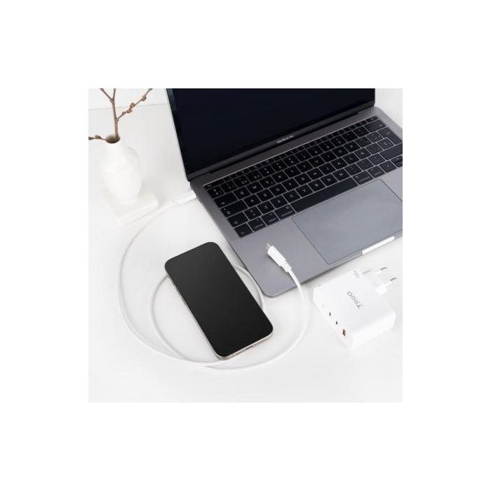 Cable USB 2.0 Tipo-C Nanocable 10.01.2301-L150-W/ USB Tipo-C Macho - USB Tipo-C Macho/ 480Mbps/ 1.5m/ Blanco 3 Cable USB 2.0 Tipo-C Nanocable 10.01.2301-L150-W/ USB Tipo-C Macho - USB Tipo-C Macho/ 480Mbps/ 1.5m/ Blanco 3