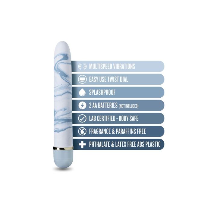 Bala Vibradora Blush The Collection Azul 6 Bala Vibradora Blush The Collection Azul 6