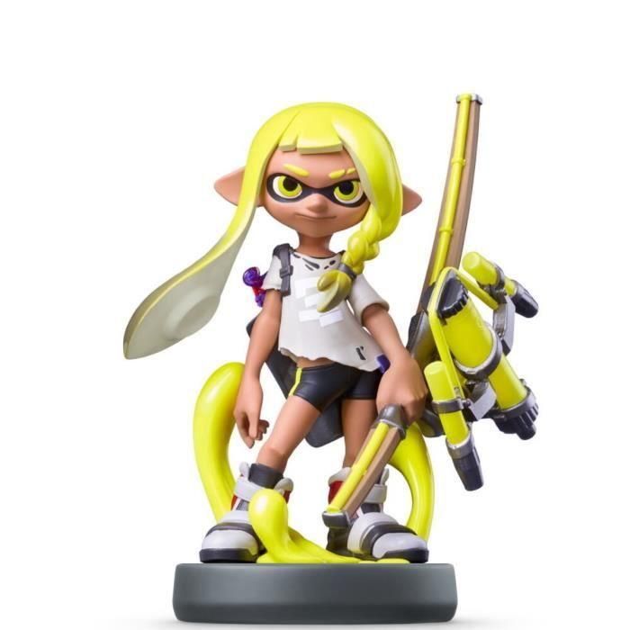 Pack Amiibo - Colección Splatoon 3 - Octaling (azul) + Inkling (amarillo) + Salmioche 2