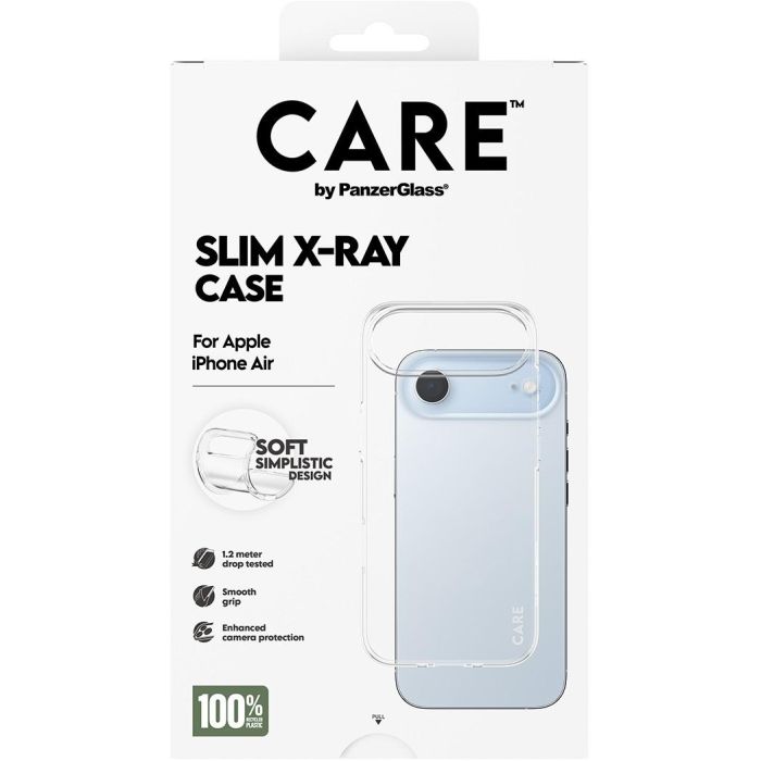 PanzerGlass X-Ray Soft Basic Funda Transparente para iPhone Air - Resistente a Golpes y Rayones, Fácil Aplicación 2
