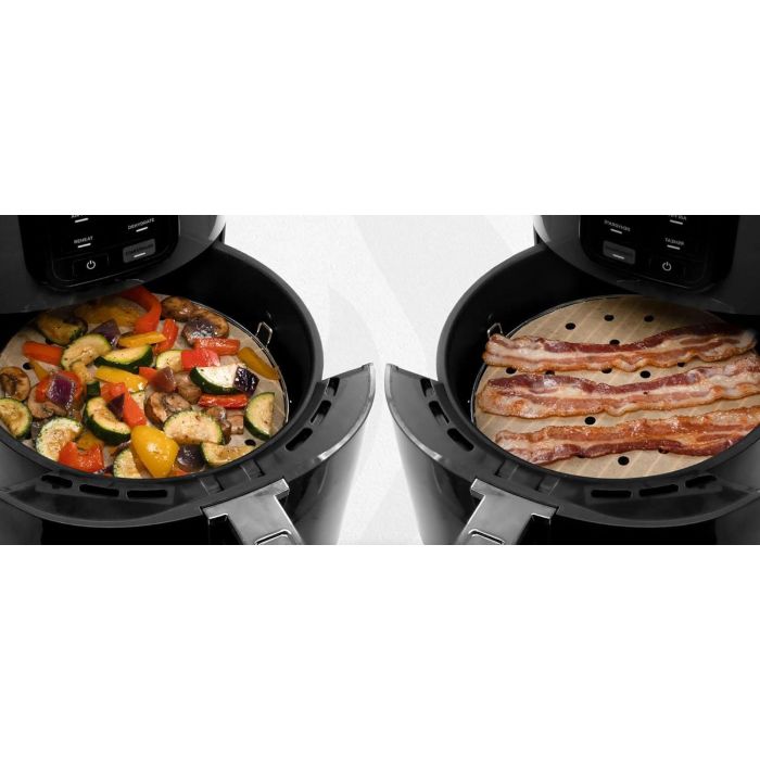 Algon Set de 40 Papeles Redondos Perforados para Airfryer de 20 cm (24 Unidades) 5