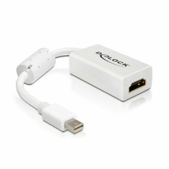 Adaptador Mini DisplayPort a HDMI DELOCK Adaptador Mini DisplayPort > HDMI 18 cm Adaptador Mini DisplayPort a HDMI DELOCK Adaptador Mini DisplayPort > HDMI 18 cm