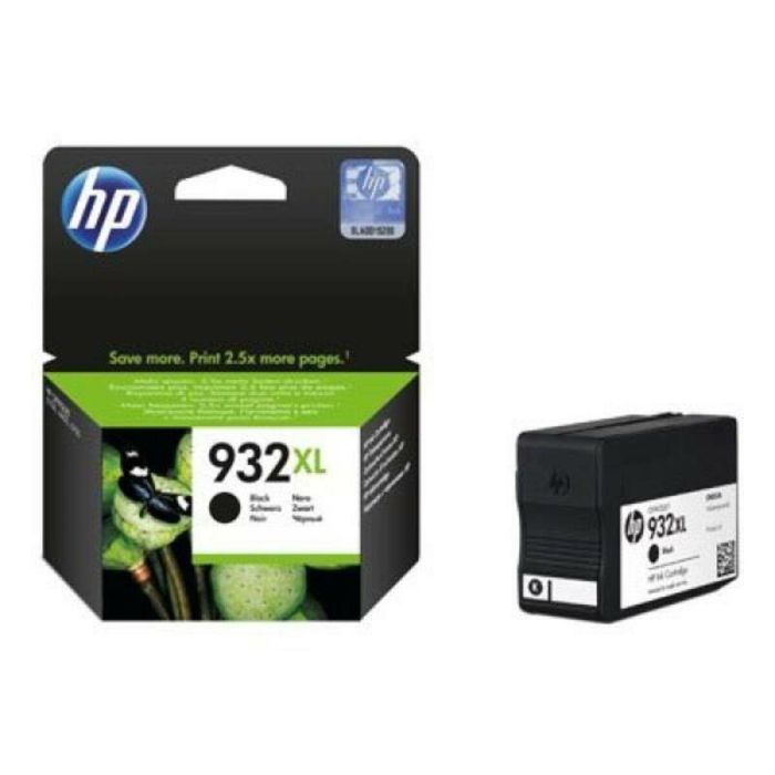 Cartucho de tinta negro original de alto rendimiento HP 932XL para HP OfficeJet 6100/6600/6700/7100/7510/7610 (CN053AE)