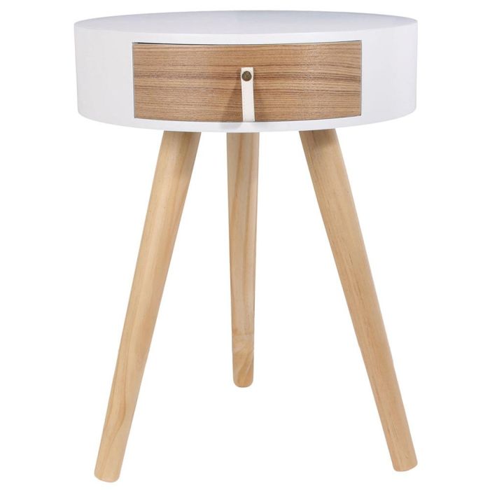 Mesa Con Cajón Bl Home Deco Factory diámetro 35 cm altura 46,5 cm 2