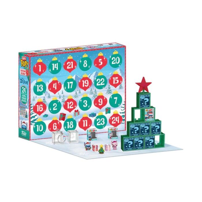 Funko Bitty Pop! Calendario Adviento Stitch Disney 24 Sorpresas Mini Figuras Coleccionables 1 Funko Bitty Pop! Calendario Adviento Stitch Disney 24 Sorpresas Mini Figuras Coleccionables 1